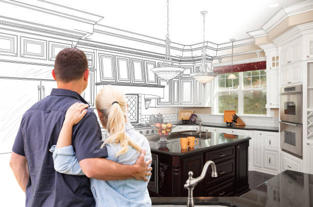 Professional Kitchen Island Installation technician working in Folcroft, PA